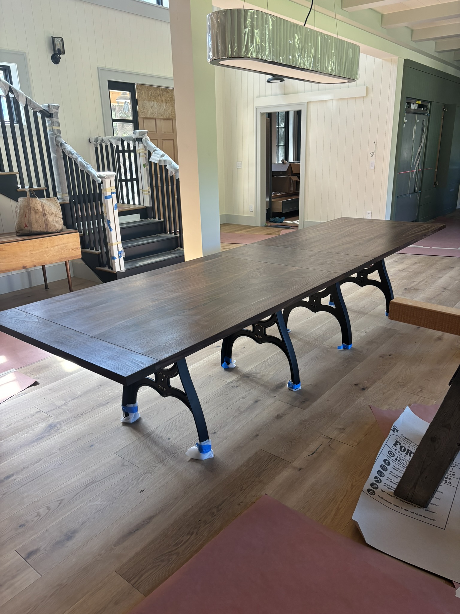 Breadboard Dining Table detail