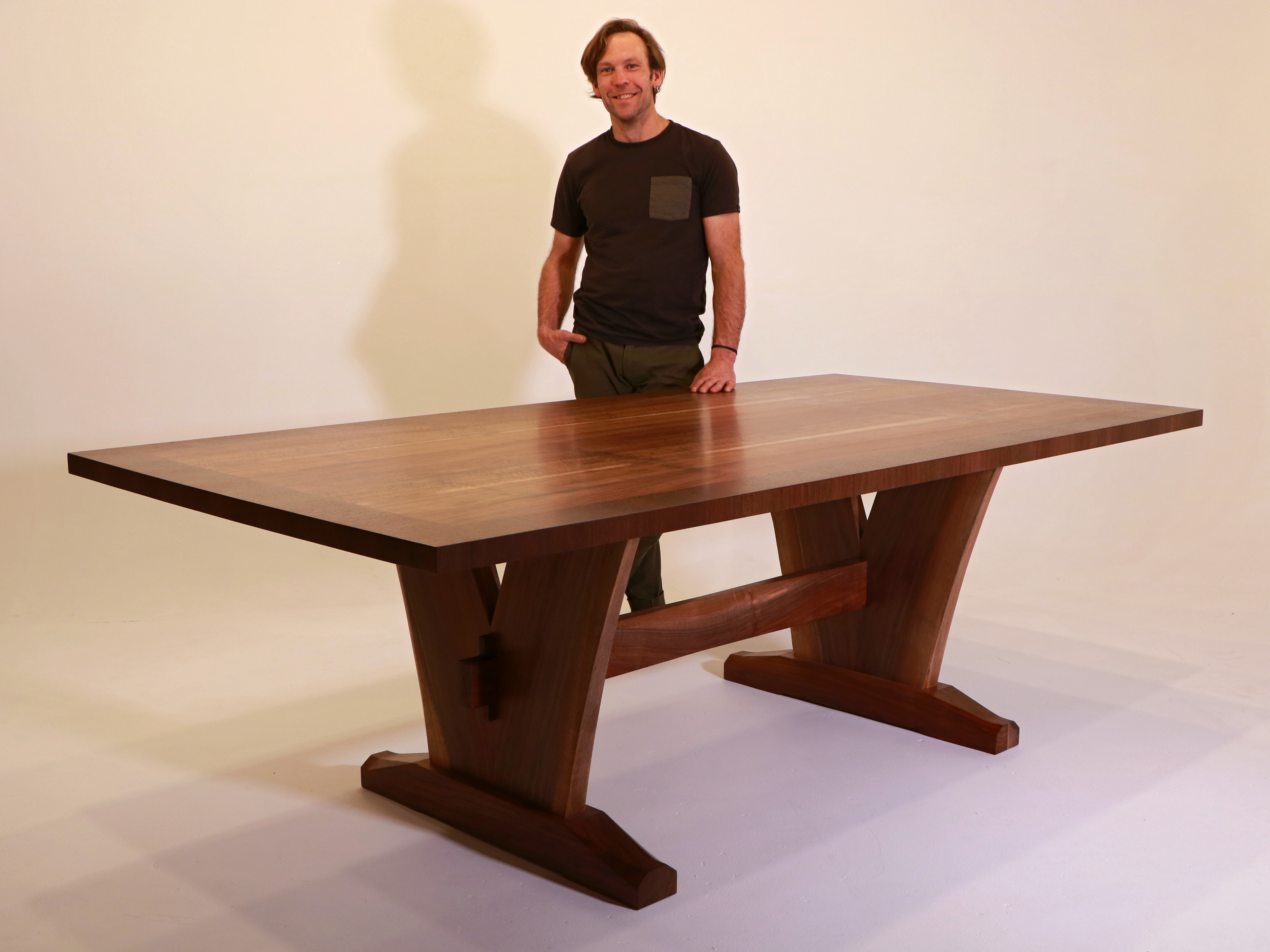 Trestle Dining Table detail