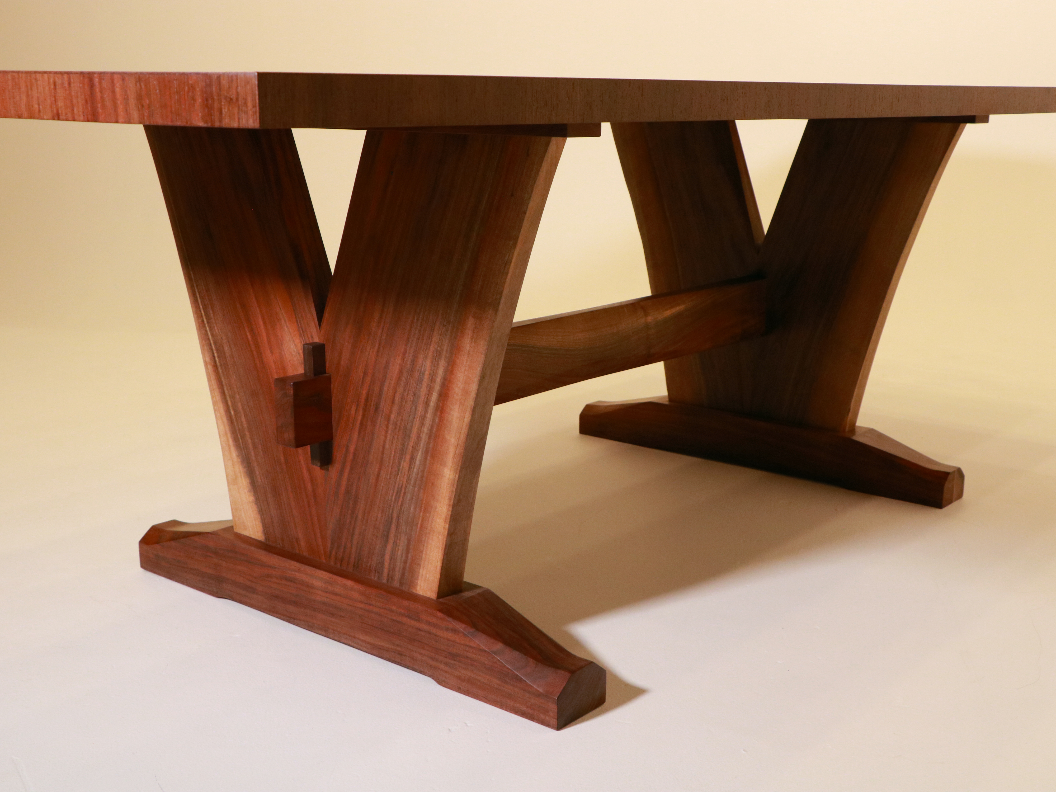 Trestle Dining Table detail